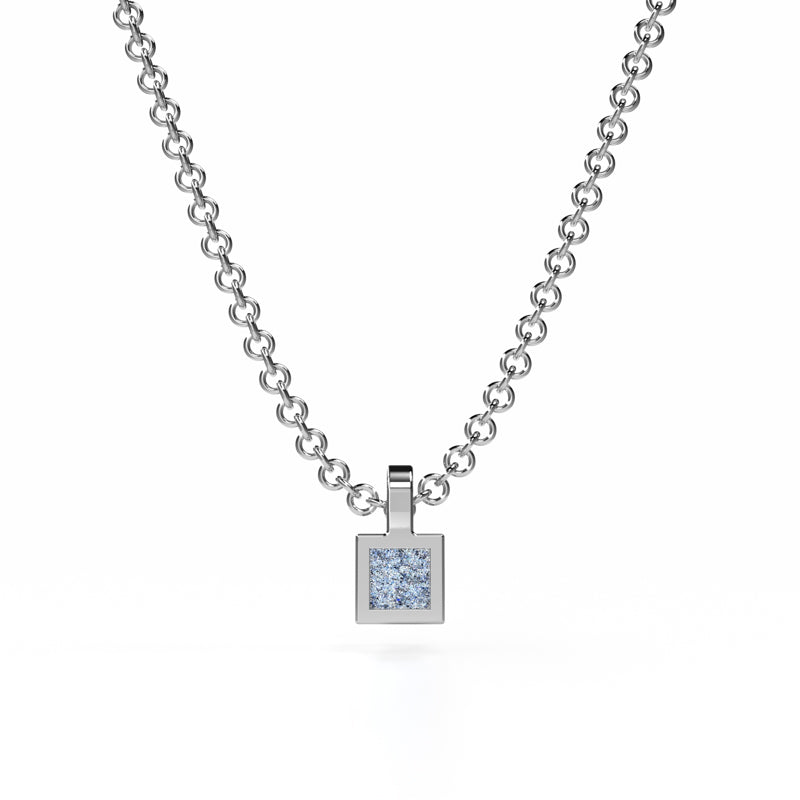 Osmium Solitaire Necklace - The Cube