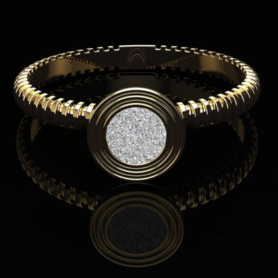 Ocean Wedding Ring Small