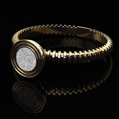 Ocean Wedding Ring Small