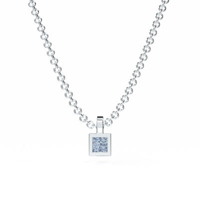 Osmium Solitaire Necklace - The Cube