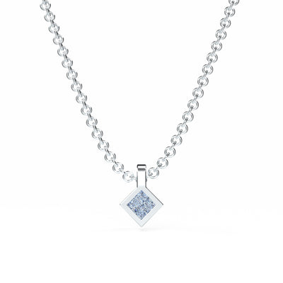 Osmium Solitaire Necklace - The Diamond